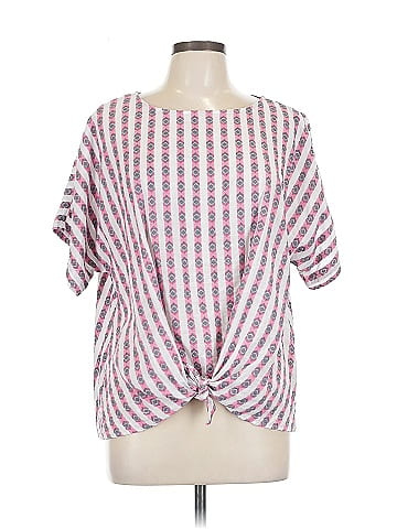 Ann Taylor LOFT Outlet Short Sleeve Blouse (view 1)