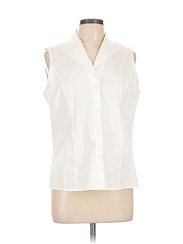 Jones New York Collection Sleeveless Button-Down Shirt (view 1)