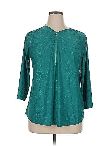 NY Collection 3/4 Sleeve Blouse (view 1)