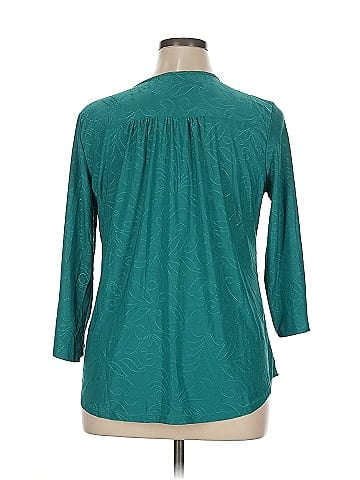 NY Collection 3/4 Sleeve Blouse (view 2)