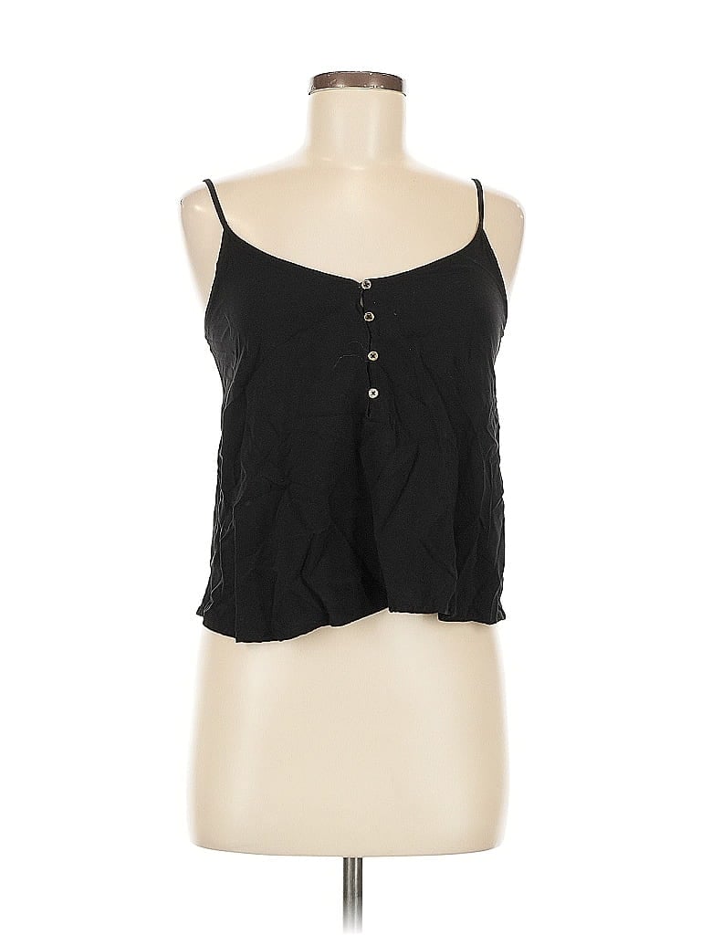 Pre-owned Divided By H&m Tank Top Black Strapless Neckline Tops