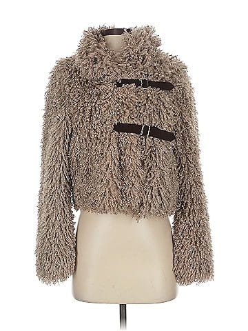 Plastic Island Faux Fur Jacket (view 1)
