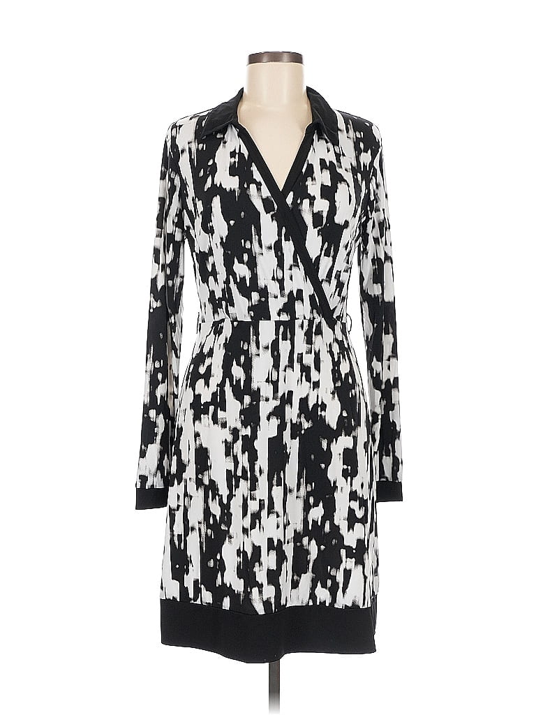 Pre-owned Nicole By Nicole Miller Casual Dress In Black