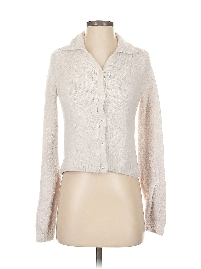 WILD FABLE Pre-owned Cardigan Sweater In White