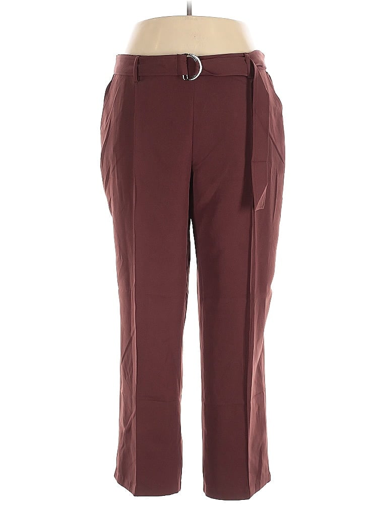 Pre-owned C By One Casual Pants In Burgundy