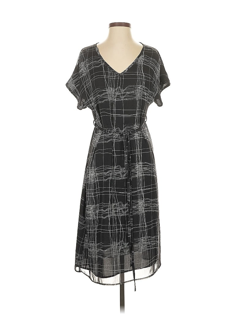 Pre-owned Anni Kuan Casual Dress In Gray