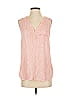 Anne Carson 100% Rayon Pink Sleeveless Blouse Size S - photo 1