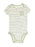 Simple Joys by Carter's Print Ivory Short Sleeve Onesie Size 3-6 mo - photo 1