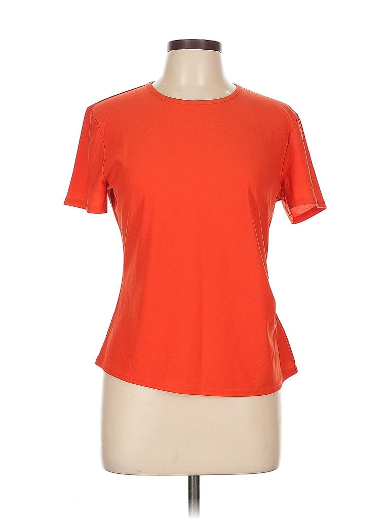 Pre-owned Calvin Klein Active T-shirt In Orange