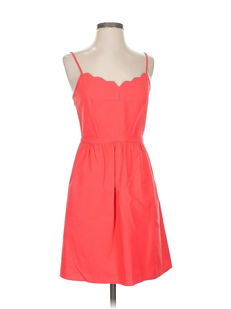 Pre-owned J.crew Factory Store Casual Dress In Orange