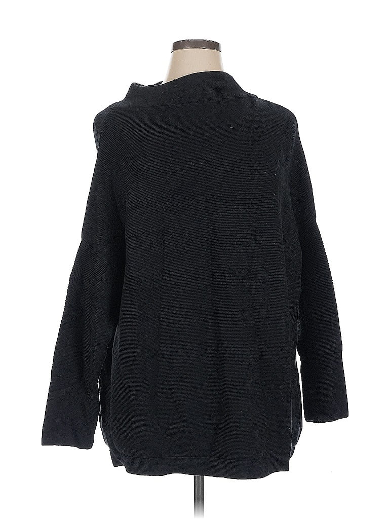 Pre-owned Unbranded Turtleneck Sweater In Black