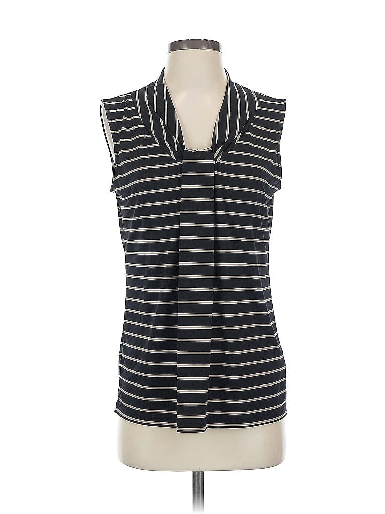 Pre-owned Dana Buchman Sleeveless Blouse In Black