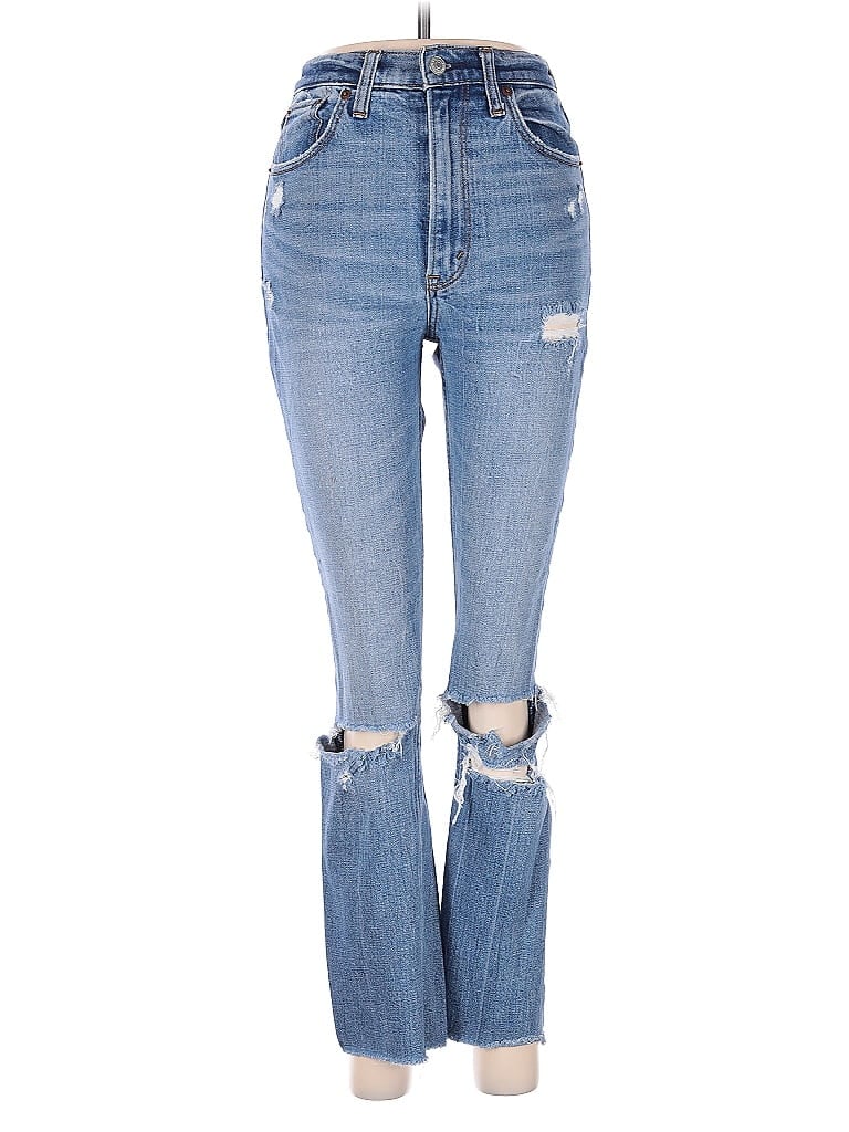 Pre-owned Abercrombie & Fitch Jeans In Blue