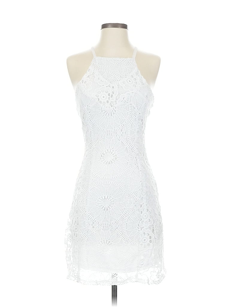 FRANCESCA'S Pre-owned Cocktail Dress In White