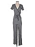Lulus 100% Rayon Polka Dots Gray Jumpsuit Size S - photo 1