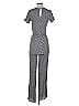 Lulus 100% Rayon Polka Dots Gray Jumpsuit Size S - photo 2