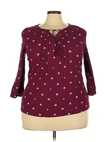 Sonoma Goods for Life 3/4 Sleeve Blouse (view 1)
