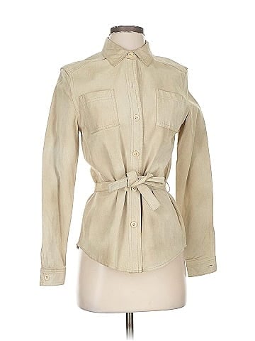 White House Black Market Long Sleeve Blouse (view 1)