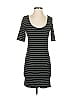 Basics Stripes Black Casual Dress Size S - photo 1