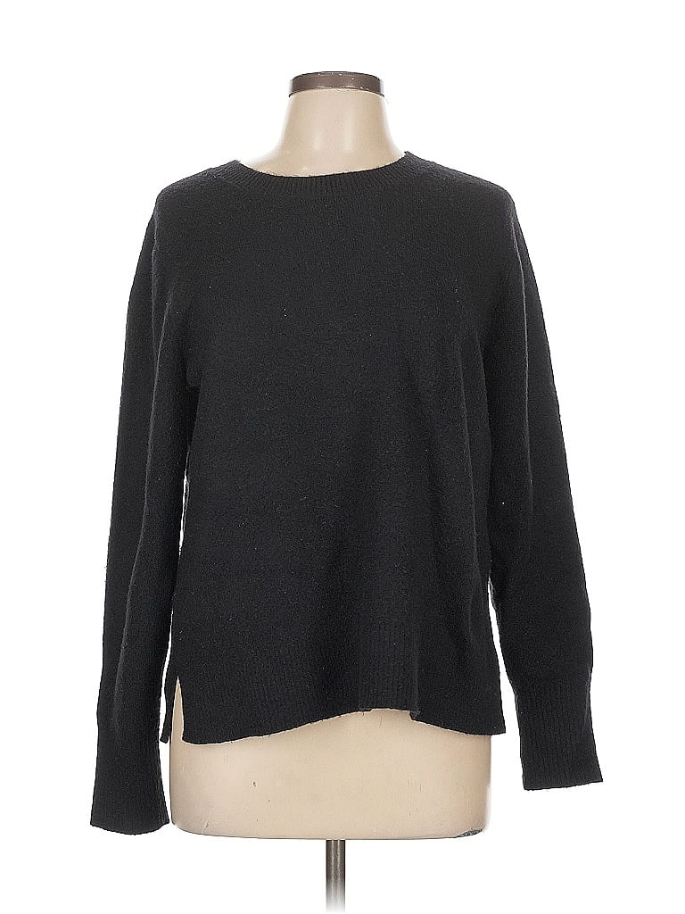 Pre-owned J.crew Factory Store Pullover Sweater In Black