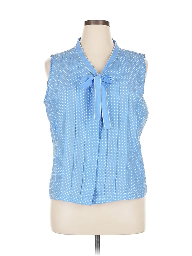 Pre-owned Jordan Blue Label Sleeveless Blouse In Blue