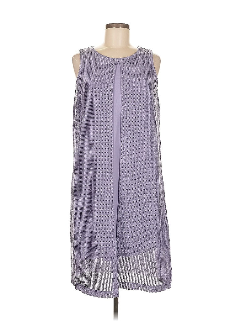 Pre-owned H By Halston Casual Dress In Purple