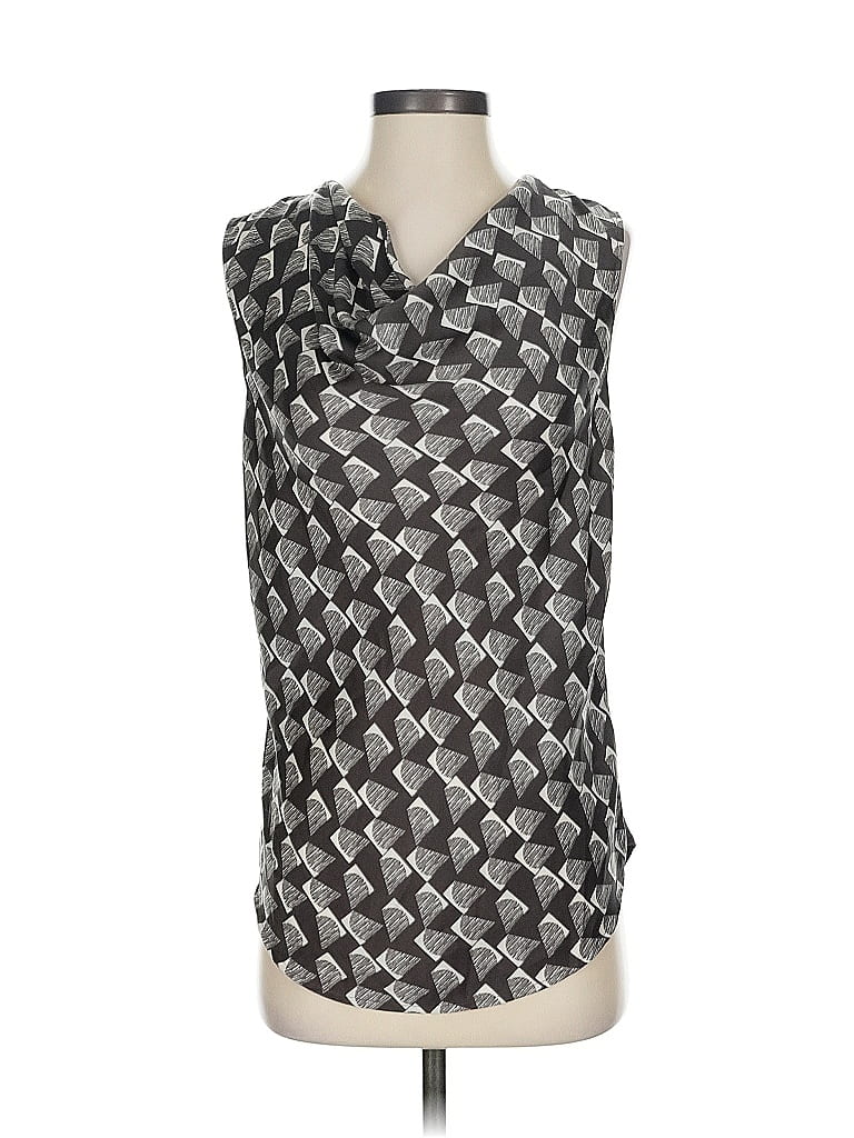 HALOGEN Pre-owned Sleeveless Blouse In Gray