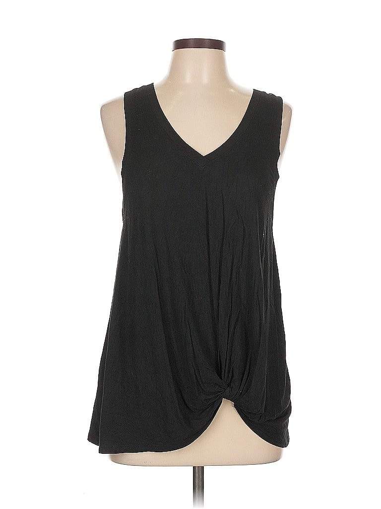 Pre-owned Allison Joy Sleeveless Top Black V Neck Tops