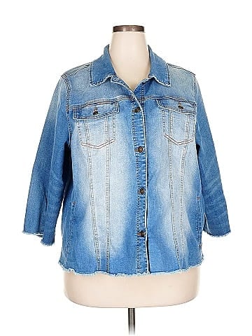LOGO by Lori Goldstein Denim Jacket (view 1)
