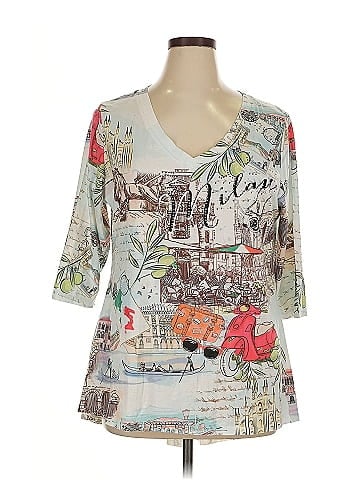One World 3/4 Sleeve T-Shirt (view 1)