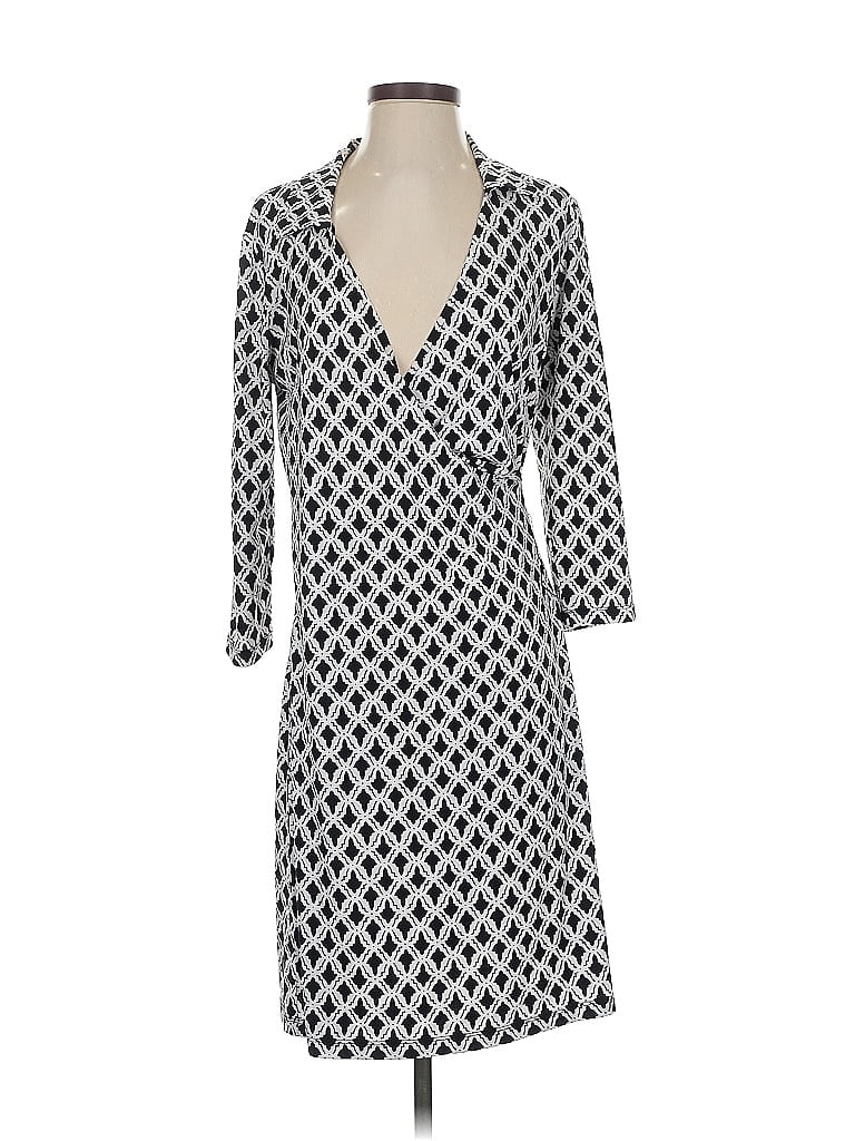 Pre-owned Jones New York Signature Casual Dress In Gray