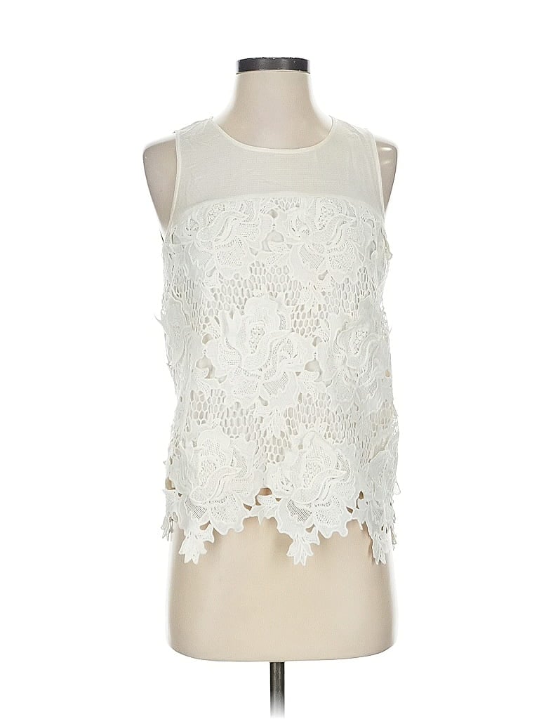 Click to view more detailed imagery on our partner's website Pre-owned Greylin Sleeveless Blouse In White