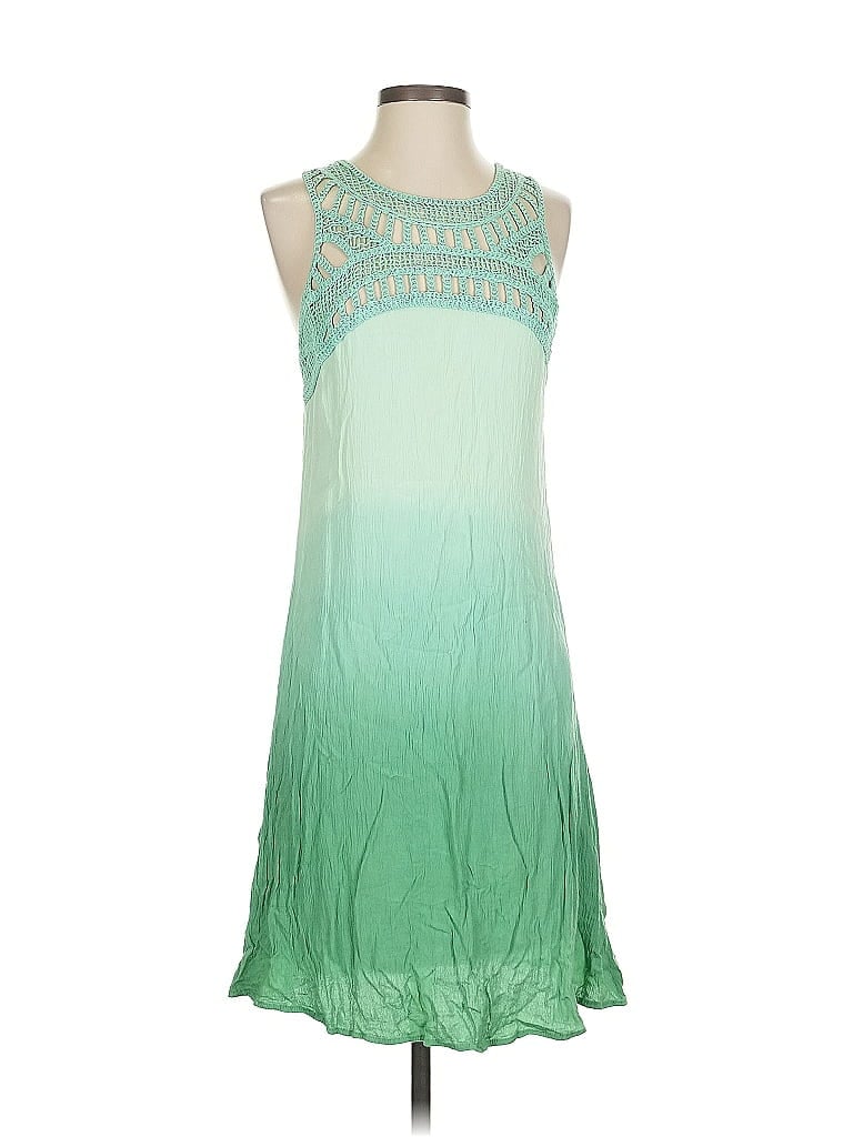 Pre-owned Nina Leonard Cocktail Dress In Green