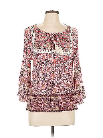 One World 3/4 Sleeve Blouse (view 1)