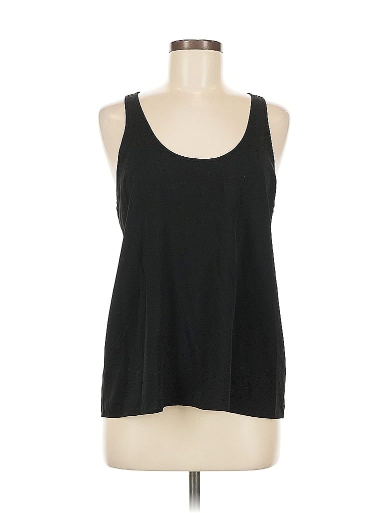 Pre-owned Frenchi Sleeveless Top Black Scoop Neck Tops