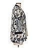 R&M Collection 100% Polyester Print Ivory 3/4 Sleeve Top Size 8 - photo 4