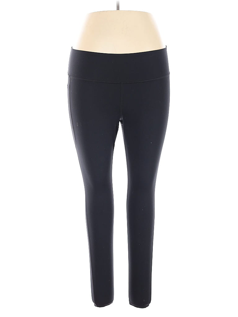 Pre-owned Under Armour Active Pants In Black