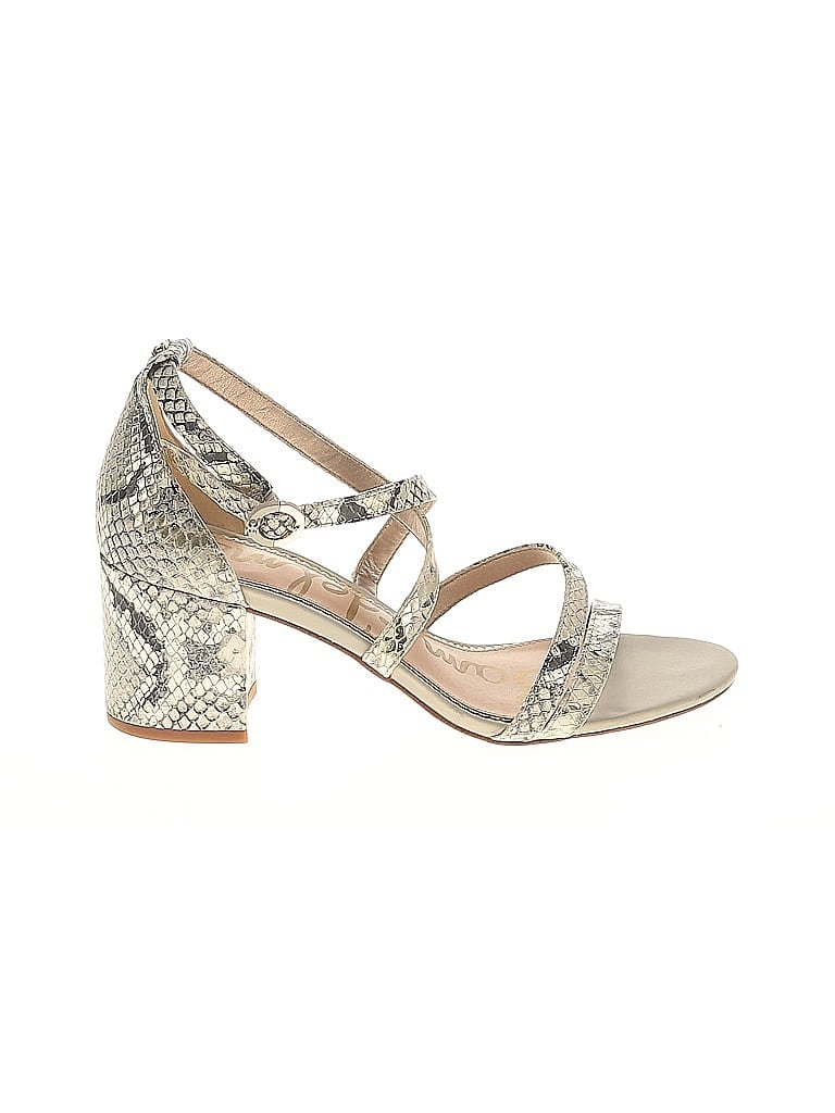 Pre-owned Sam Edelman Heels In Gold