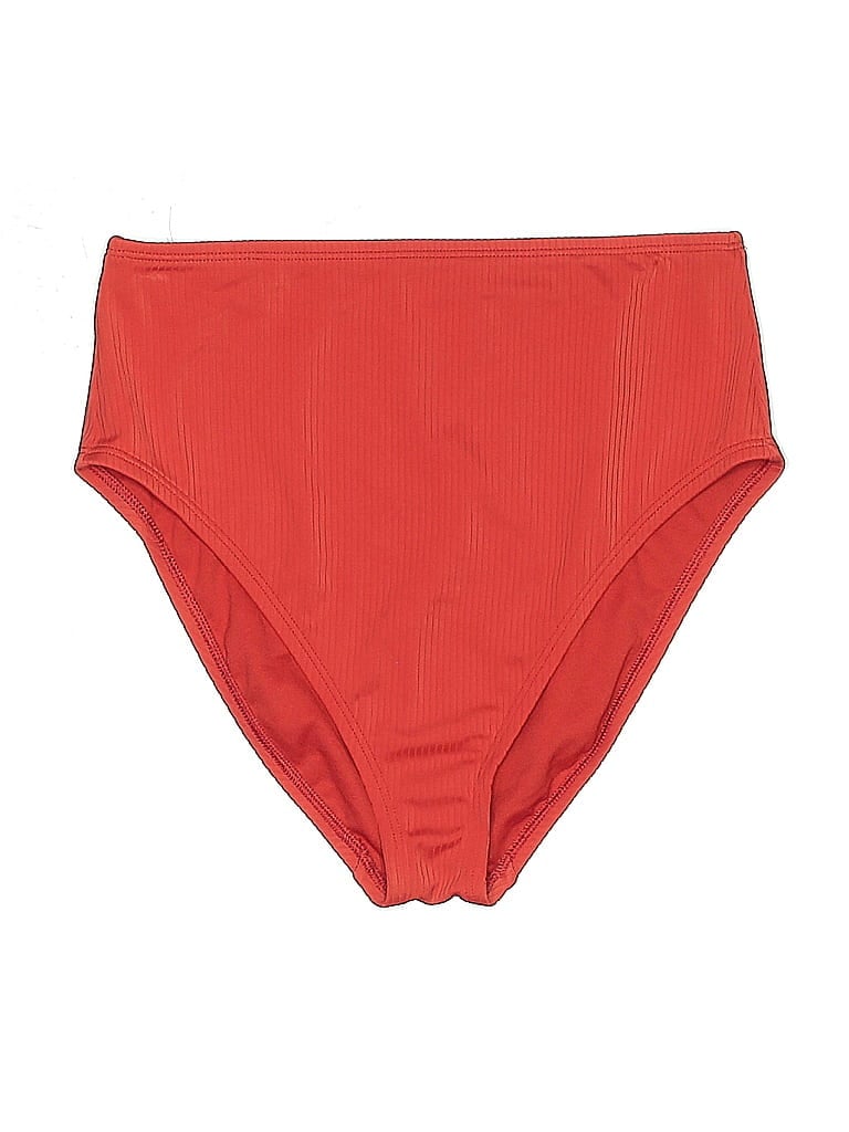 Pre-owned Shade & Shore Swimsuit Bottoms In Red