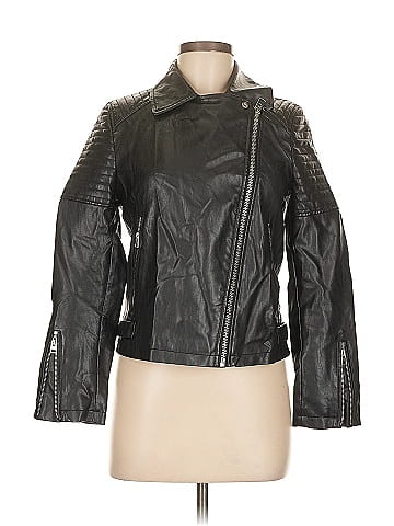 Topshop Faux Leather Jacket (view 1)