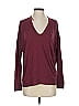 Josie Natori Burgundy Pullover Sweater Size S - photo 1