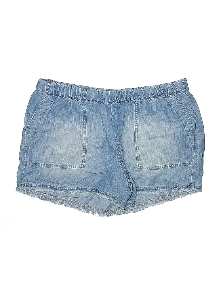 Click to view more detailed imagery on our partner's website Pre-owned Bella Dahl Denim Shorts In Blue