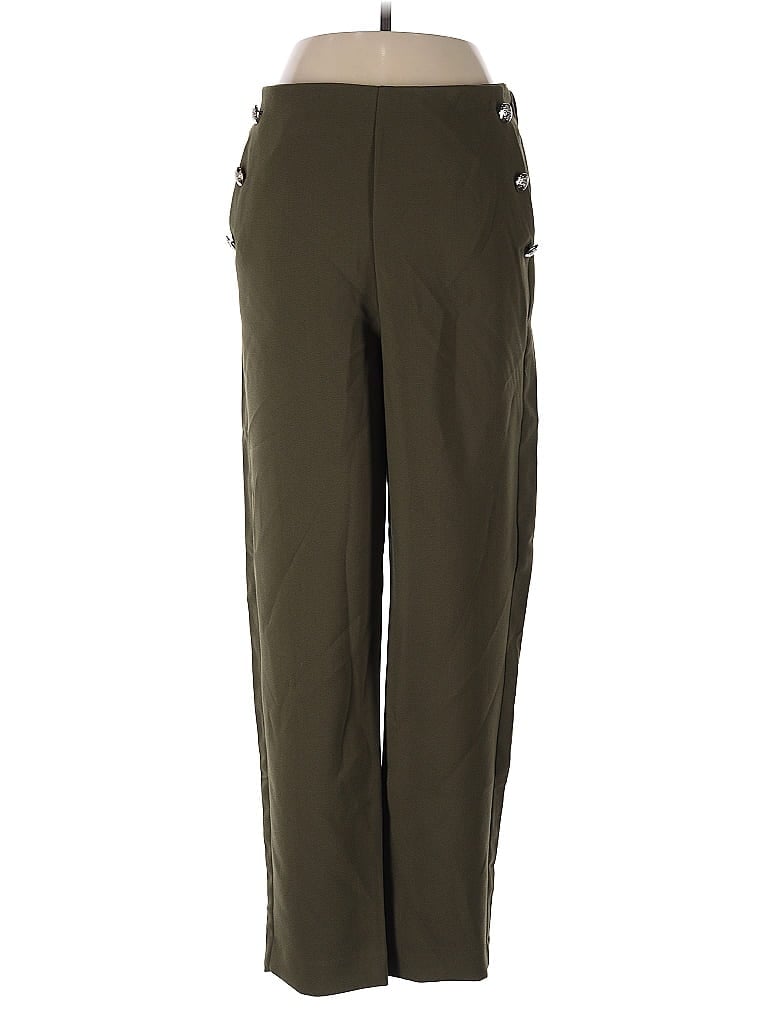 Pre-owned Mng Casual Pants In Green