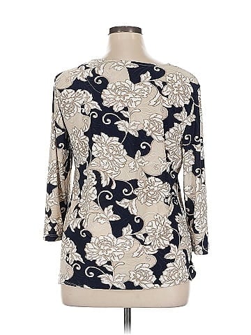 JM Collection 3/4 Sleeve Blouse (view 2)