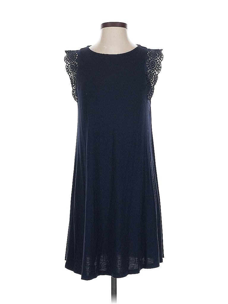 Pre-owned Ann Taylor Loft Casual Dress In Blue