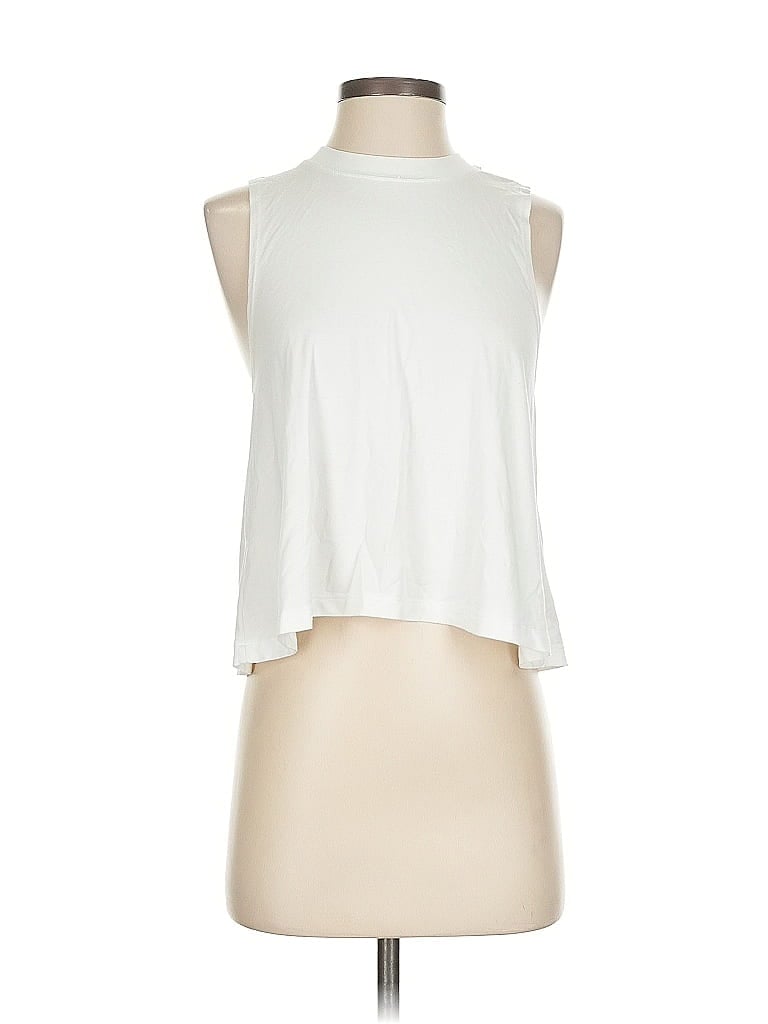 Pre-owned Carbon38 Sleeveless T-shirt In White
