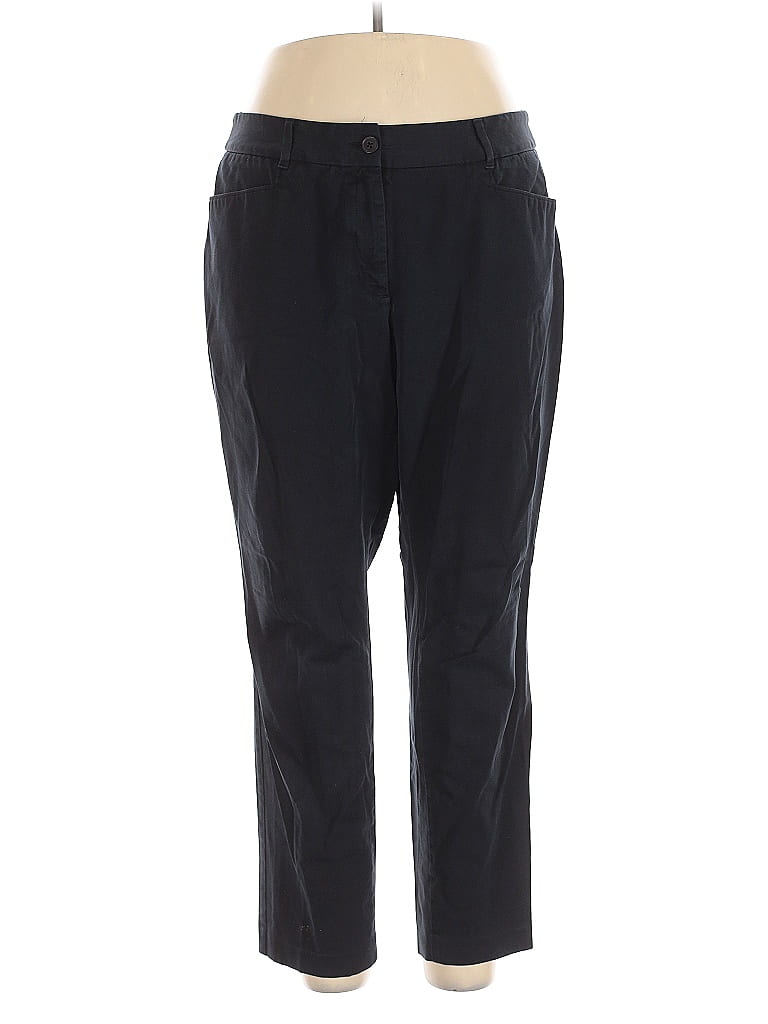 Pre-owned Talbots Outlet Casual Pants In Black