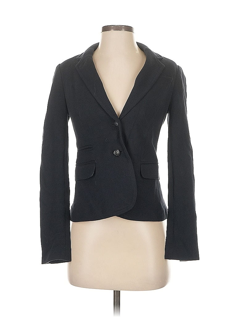 Pre-owned Banana Republic Factory Store Blazer Jacket In Black
