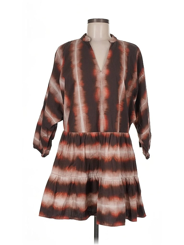 Pre-owned Conditions Apply Casual Dress In Brown