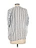 Cloth & Stone 100% Rayon Silver 3/4 Sleeve Blouse Size L - photo 2